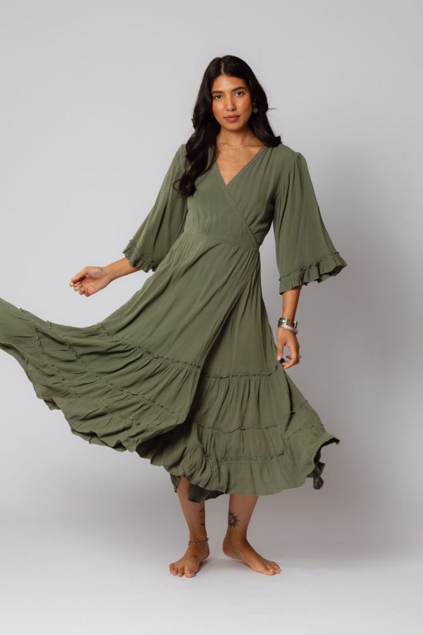 Alyce Wrap Dress Supply