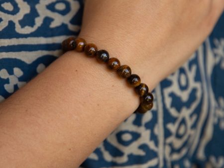 Tigers Eye Beaded Bracelet on Sale