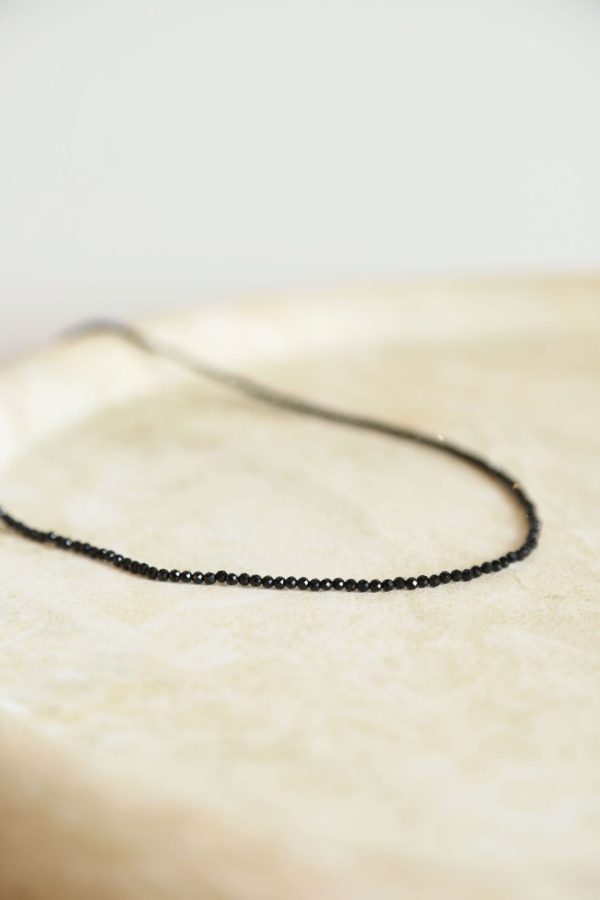 Black Beaded Necklace For Discount