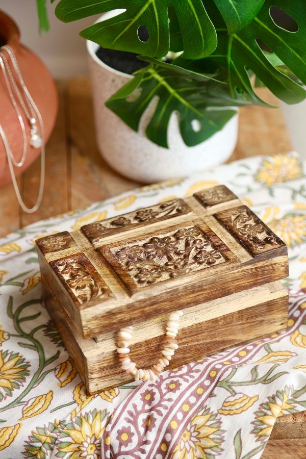 Flower Farm Wooden Box Online now