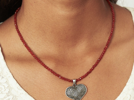 Caron Heart Pendant Online now