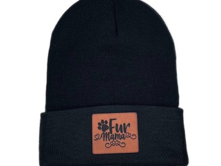 Fur Mama Patch Beanie Cheap