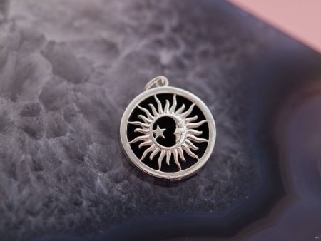 Dark Sun Flame Pendant Online now