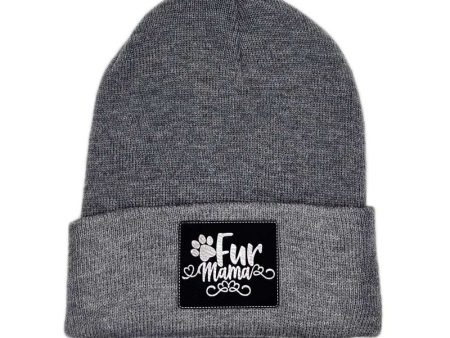 Fur Mama Patch Beanie Online Sale