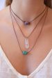 Mystic Three Stone Necklace Cheap