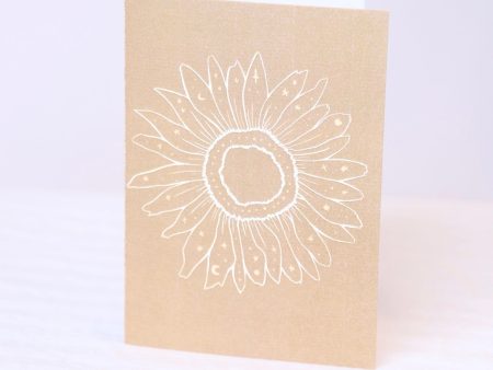 Golden Glow Greeting Card For Cheap