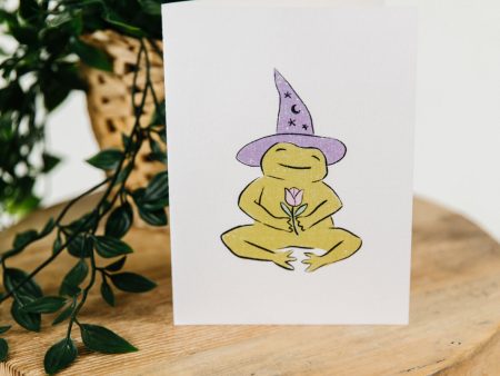 Froggy Greeting Card For Cheap