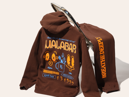 MALABAR TONIC Brown Sweatshirt + Sweatpants Online Sale