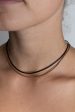 Tan Leather Necklace Discount