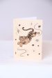 Starry Tiger Adventures Greeting Card For Cheap