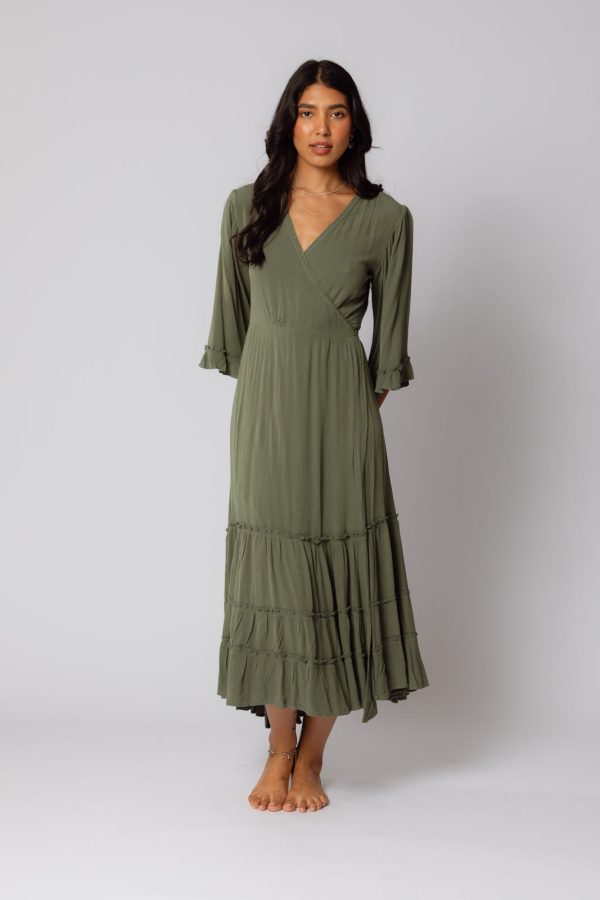 Alyce Wrap Dress Supply