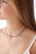 Beaded Amethyst Necklace Online Sale