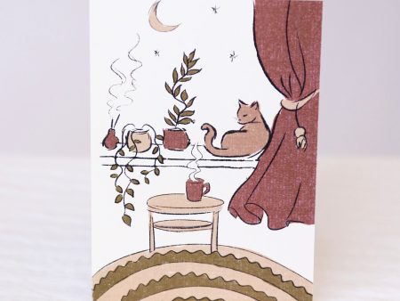 Cozy Moments Greeting Card on Sale