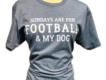 Football & My Dog Tee Online Hot Sale