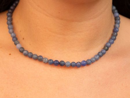 Sodalite Beaded Necklace Online now