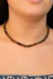 Tigers Eye Beaded Necklace For Cheap