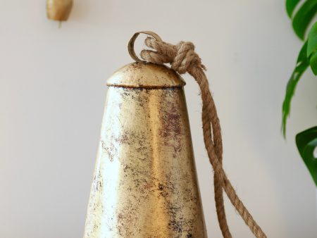 Large Rustic Brass Bell Cheap