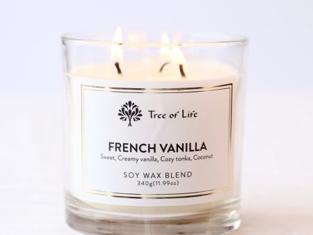 3 Wick French Vanilla Candle Supply