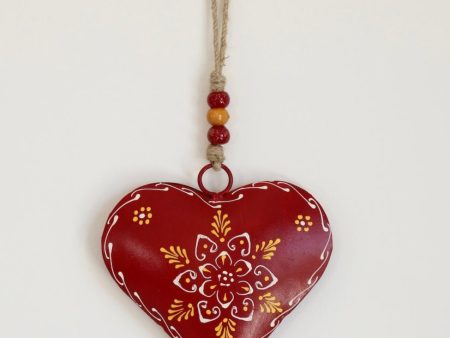 Large Red Painted Heart For Cheap