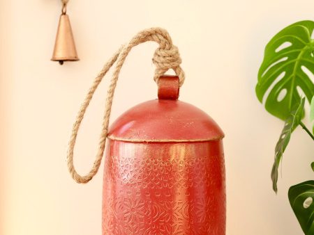 Red Decretive Bell Hot on Sale