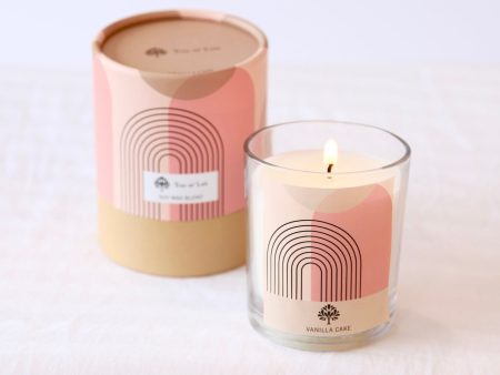 Vanilla Cake Glass Candle Cheap