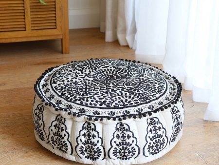 Black Embroidered Tufti Cheap