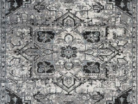 Limited Tatiana TU-102 IVORY GRAY Traditional Machinemade Rug Hot on Sale