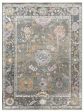 Artisan Blossom-2  Grey DK.Grey Traditional Knotted Rug Discount