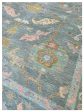 Artisan Blossom Blue Traditional Knotted Rug Hot on Sale