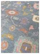 Artisan Blossom  Blue  Traditional Knotted Rug Fashion