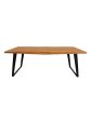 Eclectic Home Dining Table Lakewood Iron Rectangular Hot on Sale