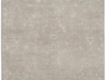 Nourison Home Elan ELN05 Grey Traditional Knotted Rug For Cheap