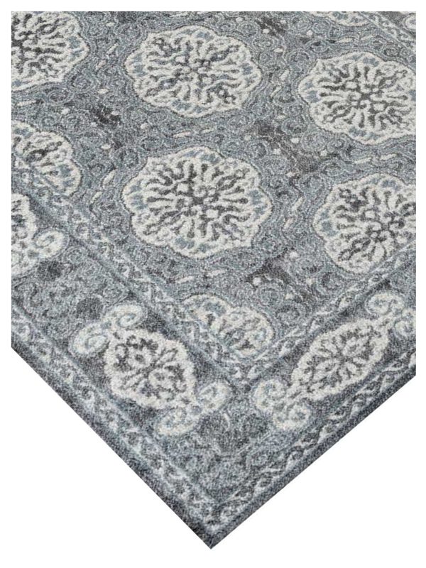 Limited Tatiana TU-112 STEEL BLUE  Traditional Machinemade Rug Online now