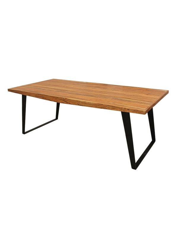 Eclectic Home Dining Table Lakewood Iron Rectangular Hot on Sale