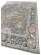 Artisan Blossom-2  Grey DK.Grey Traditional Knotted Rug Discount