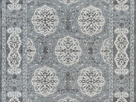 Limited Tatiana TU-112 STEEL BLUE  Traditional Machinemade Rug Online now