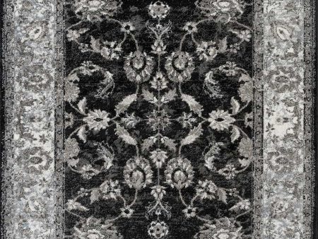 Limited Tatiana TU-110 BLACK IVORY Traditional Machinemade Rug Supply