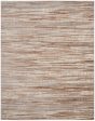 Nourison Home Elation ETN01 Ivory Grey Contemporary Power-Loomed Rug Discount