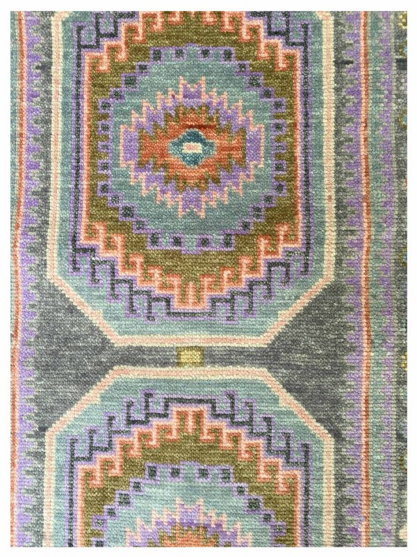 Artisan Blossom-2  Grey  Traditional Knotted Rug For Cheap