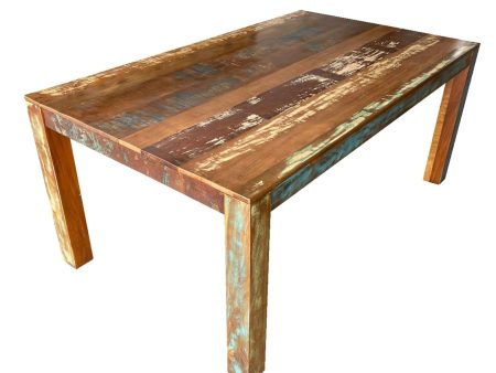 Eclectic Home Dining Table Rainforest Wood Rectangular Fashion