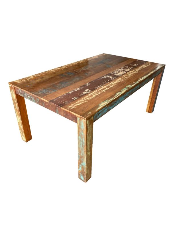 Eclectic Home Dining Table Rainforest Wood Rectangular Fashion