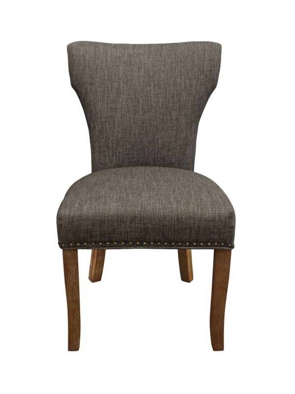 Eclectic Home Dining Chair Howel Dark Gray on Sale