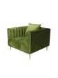 Eclectic Home Rutland Olive Sofa Chair Online Sale