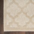 Nourison Home Easy Care NES01 Cream Contemporary Flat Weave Rug on Sale