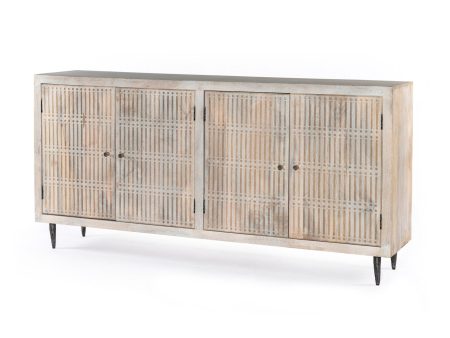 Eclectic Home Sideboard Sarra Brushed Ivory 4-Drawer Sale