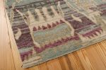 Nourison Home Dune DUN01 Mist Transitional Knotted Rug Hot on Sale