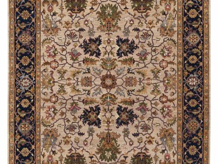 Limited Sophie PRT-222 CAMEL BLUE Traditional Knotted Rug Discount