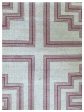 Artisan Blossom-2  Pink White Modern Knotted Rug For Sale