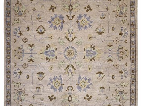 Artisan Blossom Beige Traditional Knotted Rug For Cheap