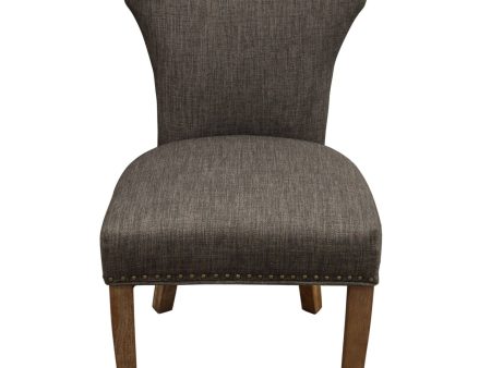 Eclectic Home Dining Chair Howel Dark Gray on Sale